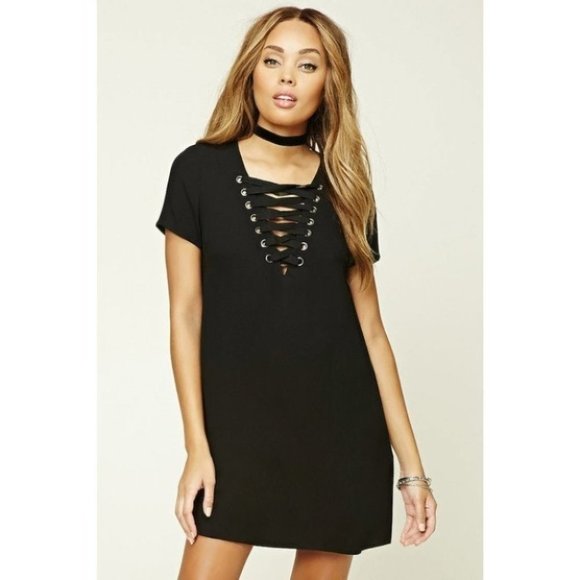 Forever 21 Dresses & Skirts - Forever 21 Strappy Crisscross-Front
